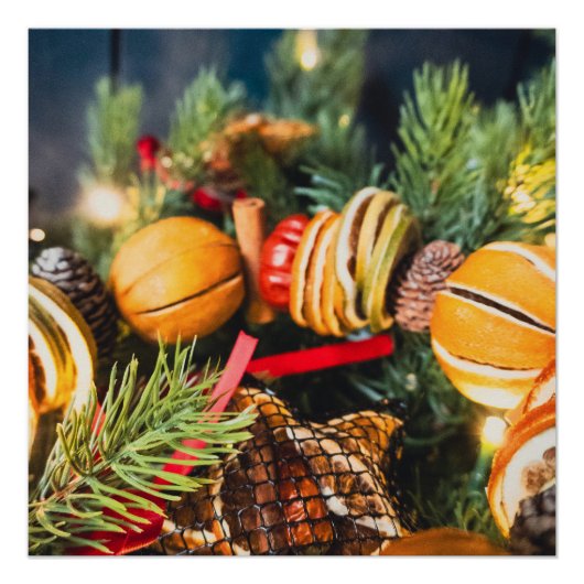 Kerstkrans Perfect Poster (Voorkant)
