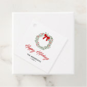 Kerstkrans Persoonlijke Cadeaublaadjes Bedankjes Labels (In situ)