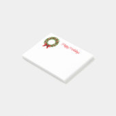 Kerstkrans Post-it® Notes (Schuin)