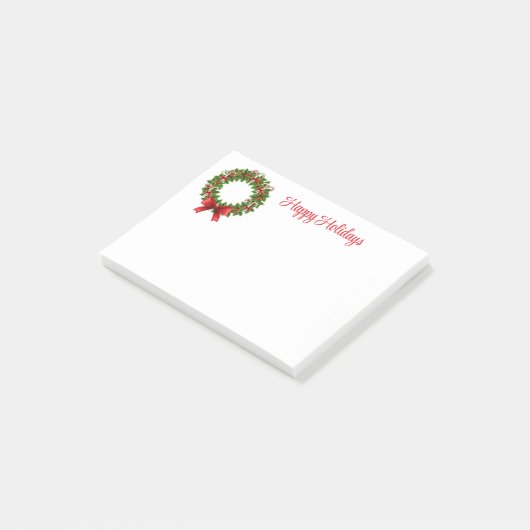 Kerstkrans Post-it® Notes (Schuin)
