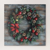 Kerstkrans puzzel (Horizontaal)
