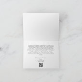 Kerstkrans QR-code Zakelijke Feestdagenkaart Feestdagen Kaart (Binnen)