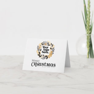 Kerstkrans QR-code Zakelijke Kerstkaart Feestdagen Kaart