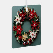 Kerstkrans quill vakantie ornament (Voorkant Rechts)