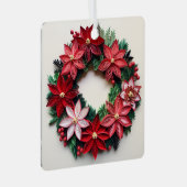 Kerstkrans quill vakantie ornament (Voorkant Rechts)