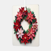 Kerstkrans quill vakantie ornament (Voorkant links)