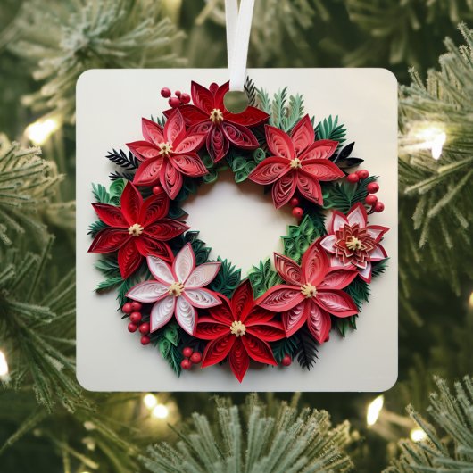 Kerstkrans quill vakantie ornament (Insitu)