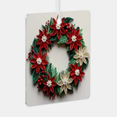 Kerstkrans quill vakantie ornament (Voorkant Rechts)