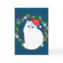 Kerstkrans Ragdoll Kat