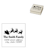 Kerstkrans Retouradres Sinterklaas Rubberstempel (Gestempeld)