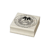 Kerstkrans retouradres stempel (Stempel)