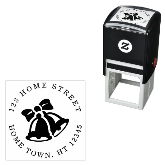 Kerstkrans Retouradres Zelfinktende Stempel (In situ)