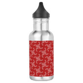 Kerstkrans Rood, Kerst Decoratie, Kerstmis Waterfles (Links)