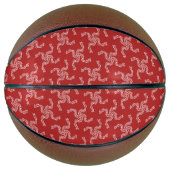 Kerstkrans rood, kerstdecoratie, Kerstmis Basketbal (Voorkant)