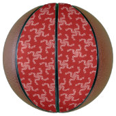 Kerstkrans rood, kerstdecoratie, Kerstmis Basketbal (Verticaal)