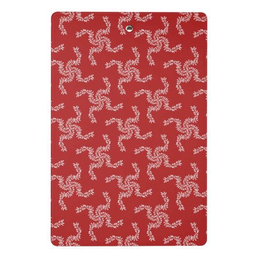 Kerstkrans rood, kerstdecoratie, Kerstmis Mini Klembord (Achterkant)