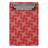 Kerstkrans rood, kerstdecoratie, Kerstmis Mini Klembord (Voorkant)