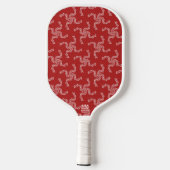 Kerstkrans rood, kerstdecoratie, Kerstmis Pickleball Paddle (Achterkant)