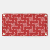 Kerstkrans rood, kerstdecoratie, Kerstmis Spandoek (Horizontaal)