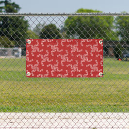 Kerstkrans rood, kerstdecoratie, Kerstmis Spandoek