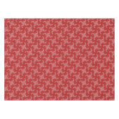 Kerstkrans rood, kerstdecoratie, Kerstmis Tafelkleed (Voorkant (Horizontaal))