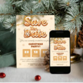 Kerstkrans Save the Date Kerst Winterfeest Kaart
