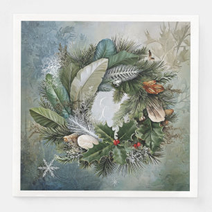 Kerstkrans Servet