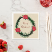 Kerstkrans servetten (Insitu)