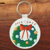 Kerstkrans Sleutelhanger (Voorkant)