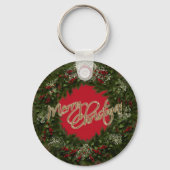 Kerstkrans sleutelhanger (Voorkant)
