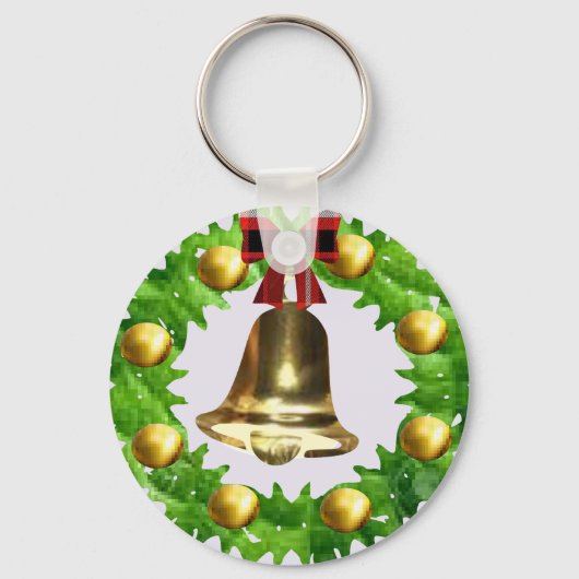 Kerstkrans sleutelhanger (Voorkant)