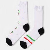 Kerstkrans & Sneeuwvlok Crew Soks Sokken (Links)