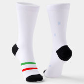 Kerstkrans & Sneeuwvlok Crew Soks Sokken (Gebogen)