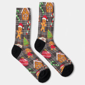 Kerstkrans Soks Kerstprint Soks Sokken (Rechts)