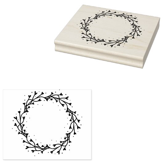 Kerstkrans Stempel (Gestempeld)