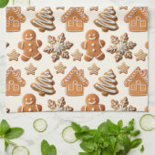 Kerstkrans Theedoek (Gevouwen)