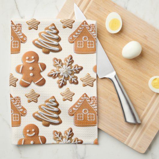 Kerstkrans Theedoek (Quarter Fold)