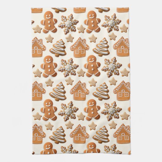 Kerstkrans Theedoek (Verticaal)