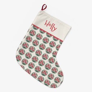 Kerstkrans Typografie Ontwerp met Ho Ho Ho Grote Kerstsok
