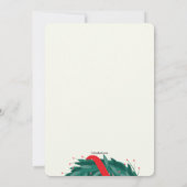 Kerstkrans Uitnodiging (Achterkant)