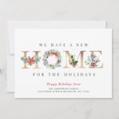 kerstkrans vakantieaankondigingskaart feestdagenkaart (Voorkant)