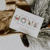 kerstkrans vakantieaankondigingskaart feestdagenkaart