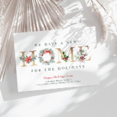 kerstkrans vakantieaankondigingskaart feestdagenkaart