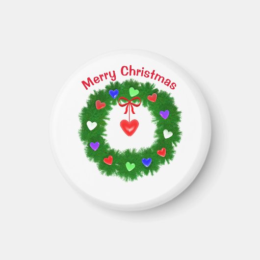 Kerstkrans van Harten Magneet (Voorkant)
