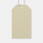 Kerstkrans van sinaasappel cadeaulabel (Achterkant)