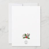 Kerstkrans Versieren Feest Uitnodiging (Achterkant)