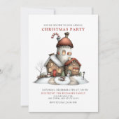 Kerstkrans | Whimsical Kerstfeest Kaart (Voorkant)