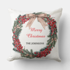 Kerstkrans Worp Kussen 