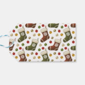 Kerstkransen Cadeaulabel (Achterkant Horizontaal)