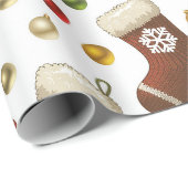 Kerstkransen Cadeaupapier (Rol Hoek)